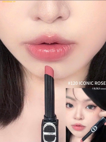 Son Dior Rouge Dior On Stage Lipstick Màu 120 Iconic Rose Shine