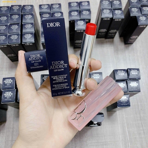 Son Dưỡng Dior Addict Lip Glow Bản 2025 031 Strawberry