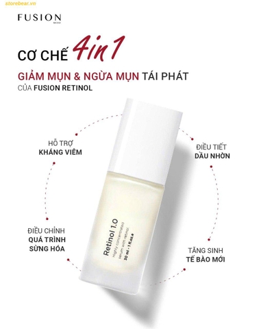 Kem trẻ hóa da chuyên sâu Fusion Retinol 1.0 (30ml) - Fullbox 30ml
