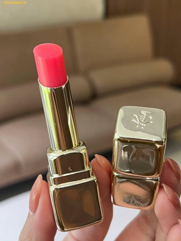 Son Dưỡng Môi Guerlain Kisskiss Bee Glow màu 458 Pop Rose Glow Hồng Baby