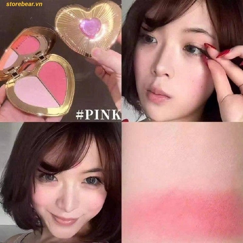 Phấn Má Hồng Charlotte Tilbury Pillow Talk Beauty Soulmates Face Palette màu Flawless Pink