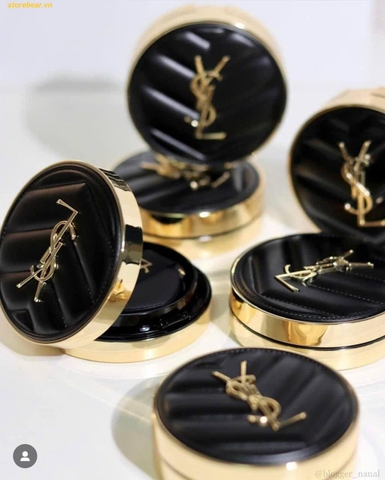 Phấn Nước Cushion YSL Le Cushion Encre de Peau Luminous Matte - Vỏ Da Đen Tone 20