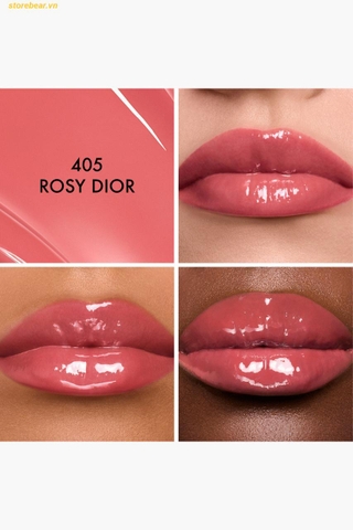 Son Dưỡng Dior Addict Glass Ultra-Shine and Hydrating Lip Gloss Stick 405 Rosy Dior