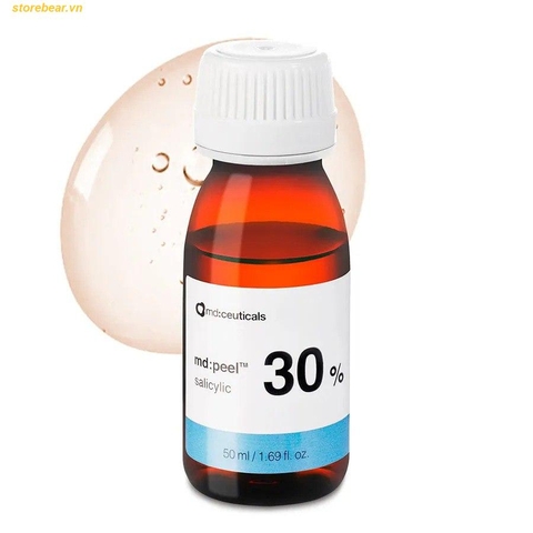 Dung Dịch Thay Da Sinh Học Hỗ Trợ Loại Bỏ Mụn Sưng Viêm Cấp Độ 3 Và 4 Md:ceuticals Md Peel Salicylic 30% 50ml - Fullbox