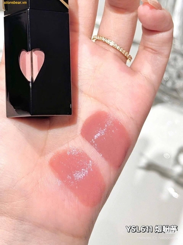 Son Kem Yves Saint Laurent YSL The Inks Vinyl Cream Lip 611 Mauve Provocation Fullbox