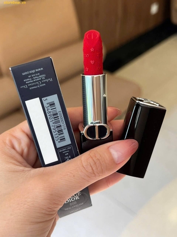 Son Dior Rouge Velvet Limited Edition New Years 2026 Dior 808 - Đỏ Thuần
