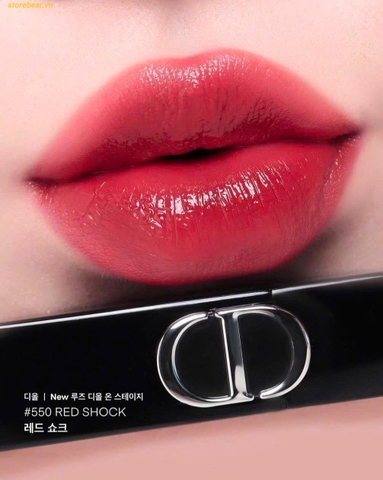 Son Dior Rouge Dior On Stage Lipstick – 550 Red Shock Đỏ Đậm