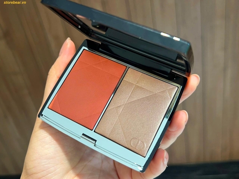 Phấn má hồng Dior Rouge Blush Colour & Glow 457 tone cam hồng