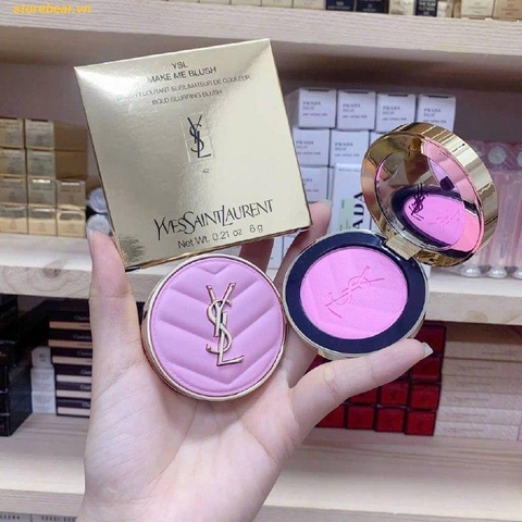 Phấn má hồng YSL Make Me Blush - Bold Blurring Blush màu 42 Babydoll Pink - YSL-MMB-42-BB