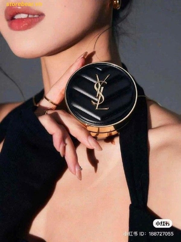 Phấn Nước CU SHION YSL LIMITED - Vỏ Da Đen Tone 10 Trắng Sáng