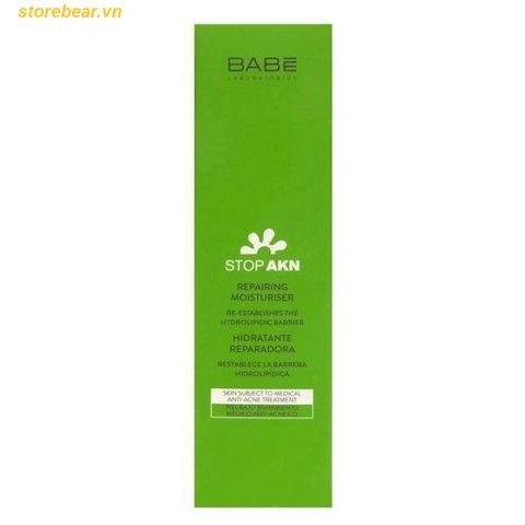 Kem phục hồi ngăn ngừa mụn Babe Stop AKN Repairing Moisturiser 50ml