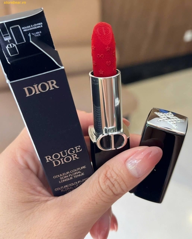 Son Dior Rouge Velvet Limited Edition New Years 2026 Dior 808 - Đỏ Thuần