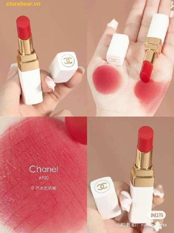 Son Chanel Rouge Coco Baume 920 Màu Đỏ Hồng Fullbox