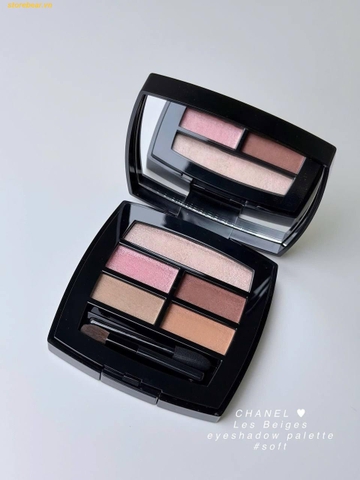 Phấn Mắt Chanel Les Beiges Healthy Glow Natural Eyeshadow Palette màu Soft