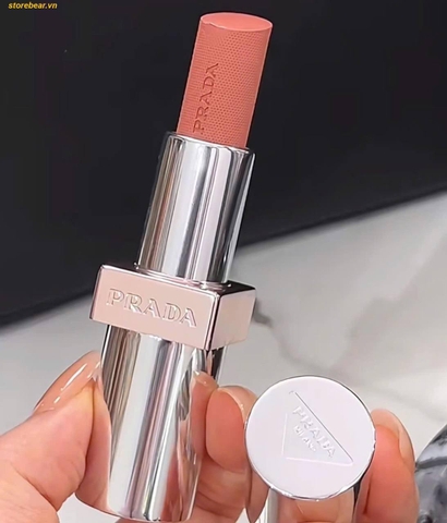 Son Dưỡng Prada Light Glowing Lipcolor Màu U019 Brown Cam Đất Nude