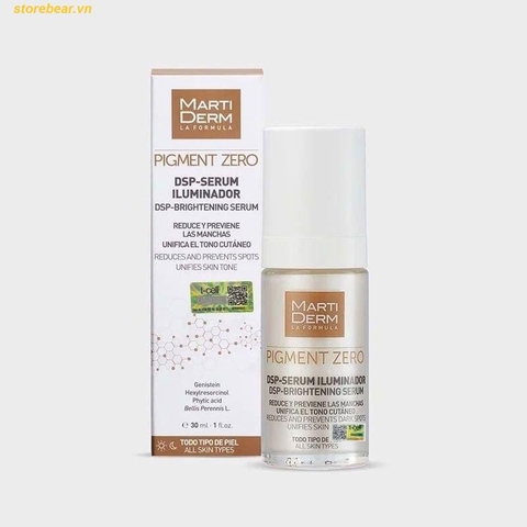 Tinh Chất Làm Sáng Da, Mờ Thâm, MartiDerm Pigment Zero DSP Serum Illuminator (30ml)