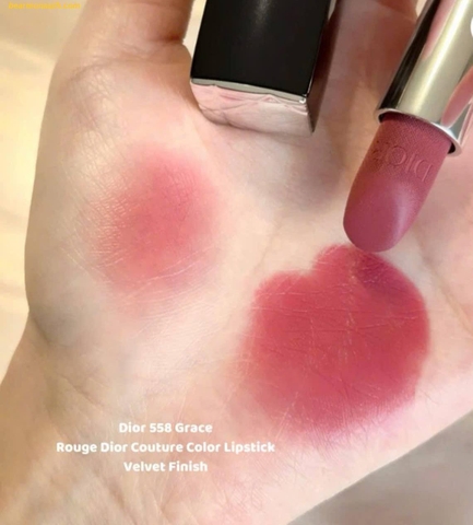 Son Dior Lunar Velvet Finish Màu 558 Grace Hồng NÂU Đỏ – Velvet Finish