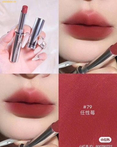 Son MAC Locked Kiss 24h Lipstick 79 Coy Màu Hồng Gỗ