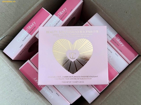 Phấn Má Hồng Charlotte Tilbury Pillow Talk Beauty Soulmates Face Palette màu Flawless Pink