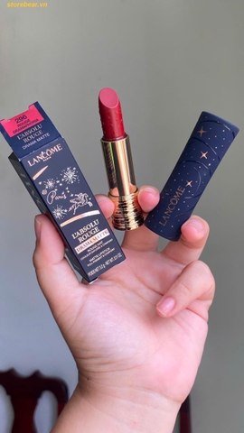 Son Lancôme L’Absolu Rouge Drama Matte 296 Rouge Dramanphoria Đỏ Đất - Fullbox