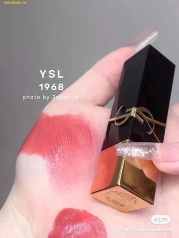 Son YSL The Bold Màu 1968 tone Hồng đào