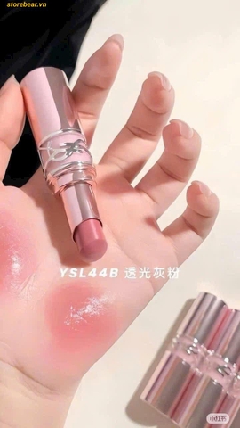 Set Son YSL The Holiday Look 2-Piece Gift Set Son dưỡng + Phấn má hồng