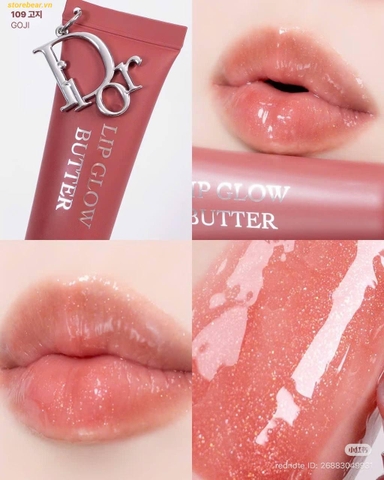Son Dưỡng Dior Addict Lip Glow Butter 109 Goji Đỏ Burgundy Ánh Nhũ