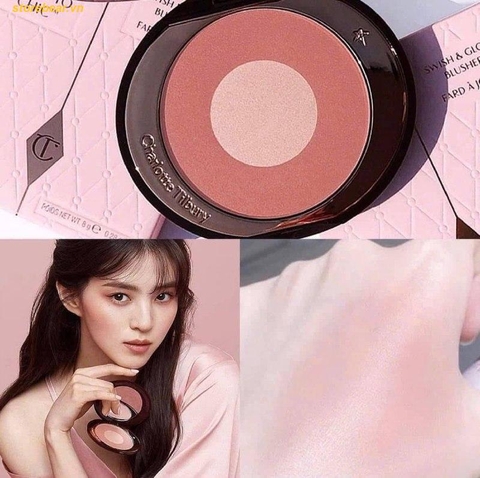 Phấn Má Hồng Charlotte Tilbury Cheek To Chic Pillow Talk 8g - Sắc Hồng Cam Đất