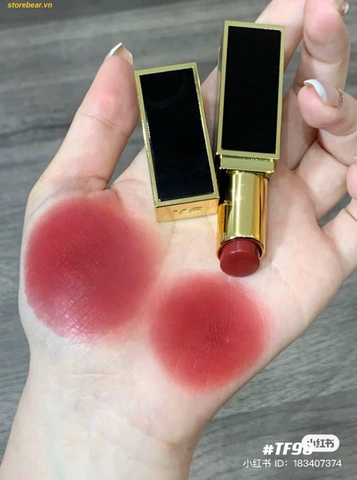 Son Tom Ford Lip Color Satin Matte 90 Fete - Phiên Bản Giới Hạn Vỏ Đỏ Màu Đỏ Hồng Đất