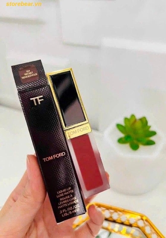 Son Kem Tom Ford 124 - Secret Rendezvous Đỏ Hồng Đất