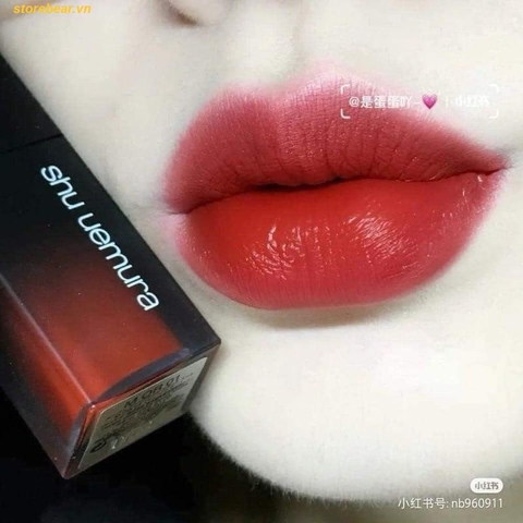 Son Kem Shu Uemura Rouge Unlimited Liquid Matte M RD01 Màu Đỏ Thuần - Fullbox