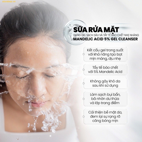Sữa Rửa Mặt MD CARE Mandelic Acid 5% Gel Cleanser 200ml