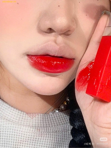 Son Dior Addict Lip Tint Màu 561 Đỏ Cam Fullsize Unbox