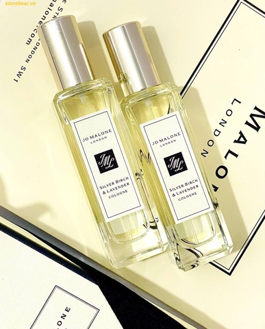 𝐉𝐨 𝐌𝐚𝐥𝐨𝐧𝐞 𝐒𝐢𝐥𝐯𝐞𝐫 𝐁𝐢𝐫𝐜𝐡 & 𝐋𝐚𝐯𝐞𝐧𝐝𝐞𝐫 Fullbox 30ml