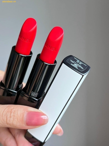 Son Chanel Rouge Allure Velvet Luminous Matte 02:00 Màu Đỏ Cam