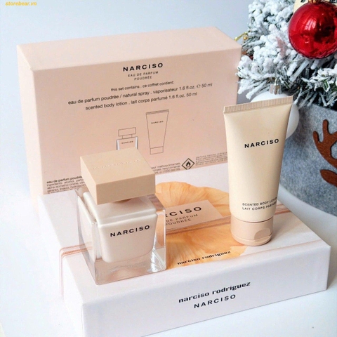 SET NƯỚC HOA NỮ + LOTION NARCISO POUDRÉE 100ml