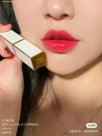Son Tom Ford Ultra-Shine Lip Color 820 La Chaleur Hồng Dâu - Fullbox