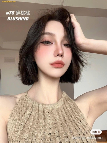 Son Kem MAC Locked Kiss Ink 76 Blushing - Màu Hồng Khô