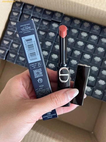 Son Dior Rossetti Rouge Dior On Stage Slim Lipstick 168 Copper Attraction Shine Màu Đỏ Cam
