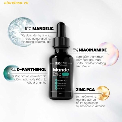 Tẩy Tế Bào Chết MD CARE Mande Exfo 30ml