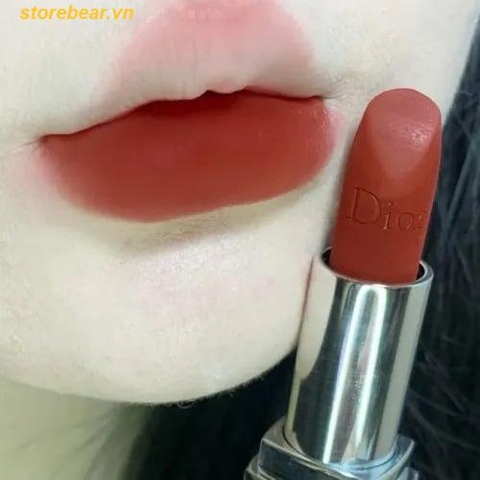 Son Dior Rouge Velvet 228 Mythique Màu Đỏ Cam Gạch - Fullsize Fullbox