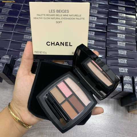 Phấn Mắt Chanel Les Beiges Healthy Glow Natural Eyeshadow Palette màu Soft