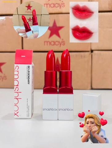 Son Smashbox Be Legendary Prime & Plush Lipstick – Bing - Fullbox