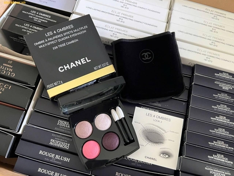Bảng Phấn Mắt Chanel Les 4 Ombres À Paupières Effets Multiples 228 - Tissé Cambon - Fullbox