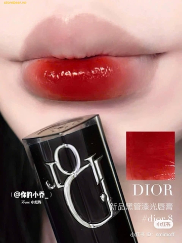 Son Dior Addict Refillable Shine Lipstick 8 Màu Đỏ gạch
