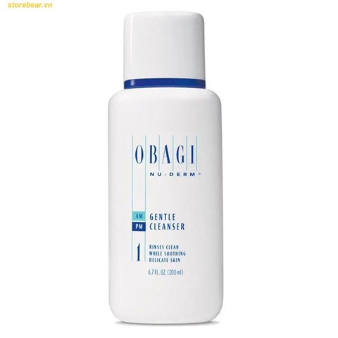 Sữa Rửa Mặt Dịu Nhẹ Obagi Nuderm Gentle Cleanser 200ml