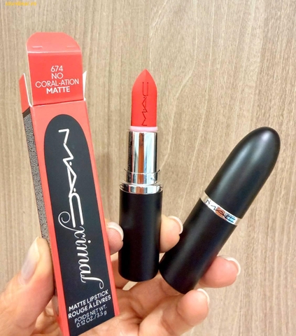 Son MAC Ximal Silky Matte 674 No Coral Ation Fullbox