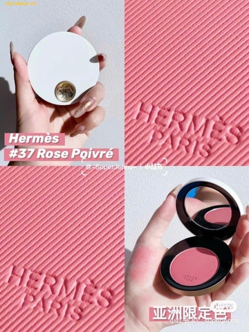 Phấn Má Hồng Hermes Silky Blush Powder 37 Rose Poivre