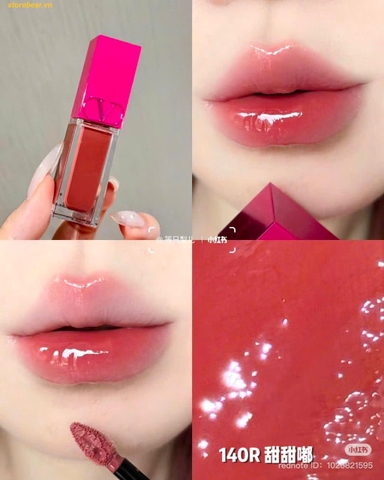 Son Kem Valentino Beauty Puffer Gloss Shine – Màu 140R Chilli Cherie