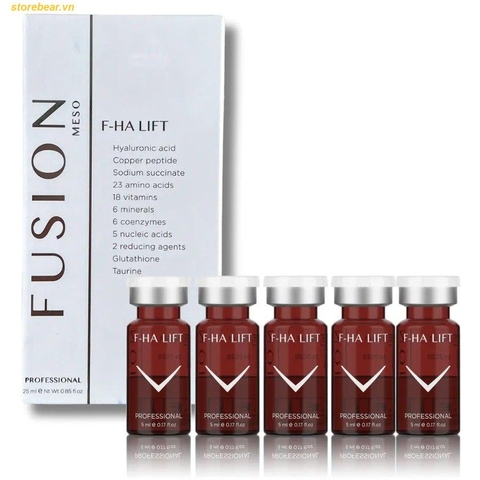 Tinh Chất Ngăn Ngừa Lão Hóa Da Fusion Meso F-HA Lift (5 x 5ml) - Fullbox